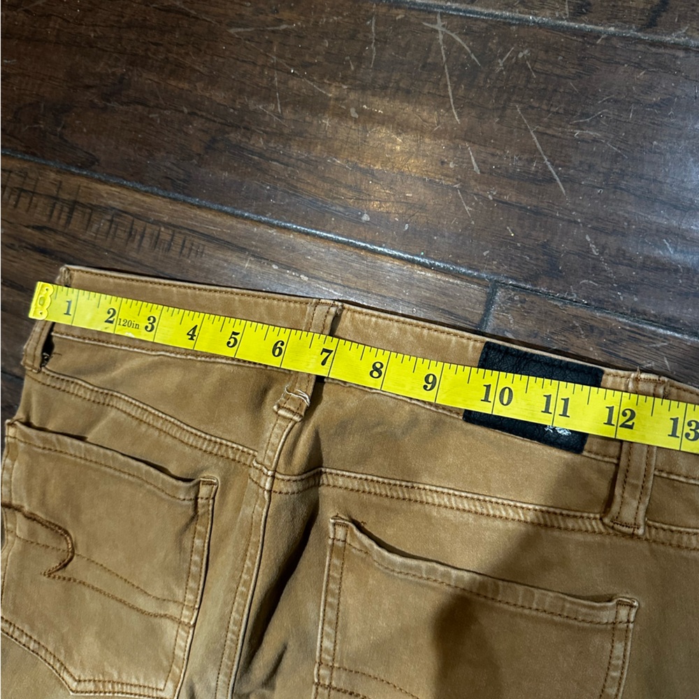 American Eagle Outfitters Camel Super Stretch Jeans Jeggings - Picture 7 of 7